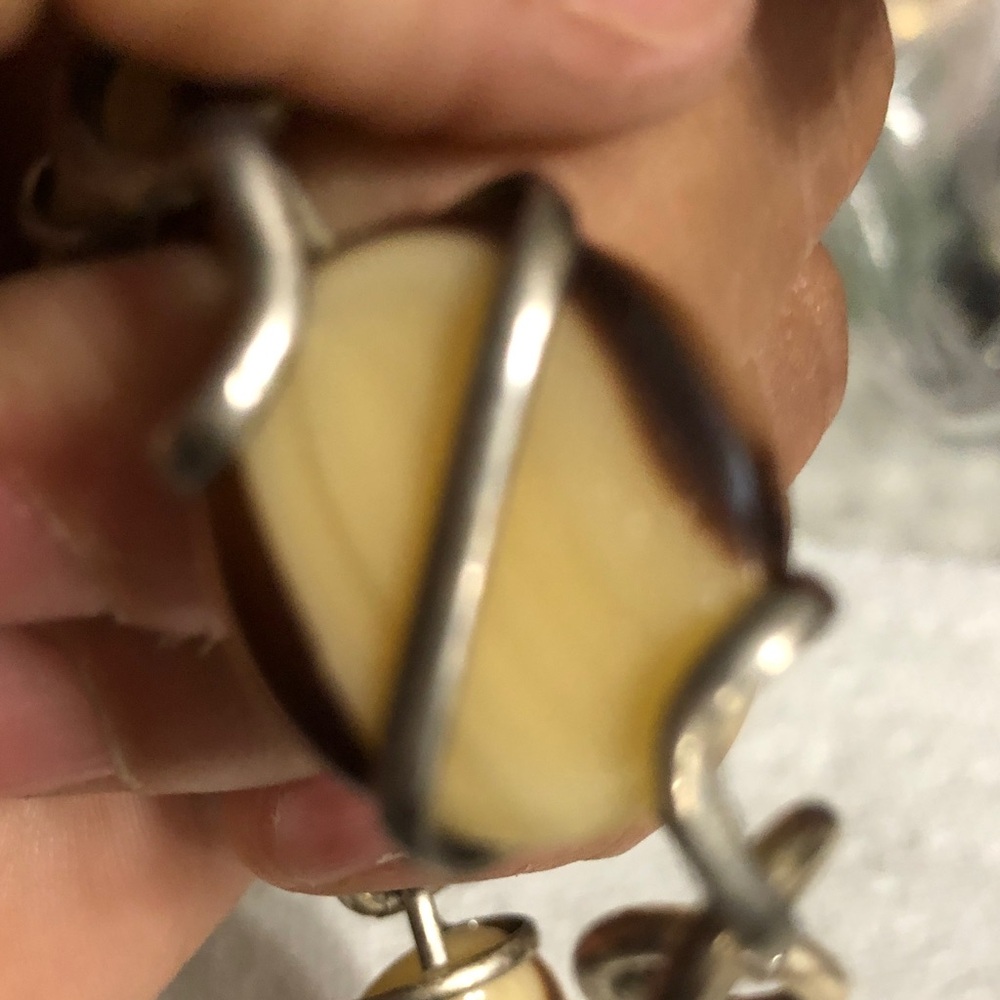 Chic Cream and Brown Beaded Bracelet - Picture 5 of 8